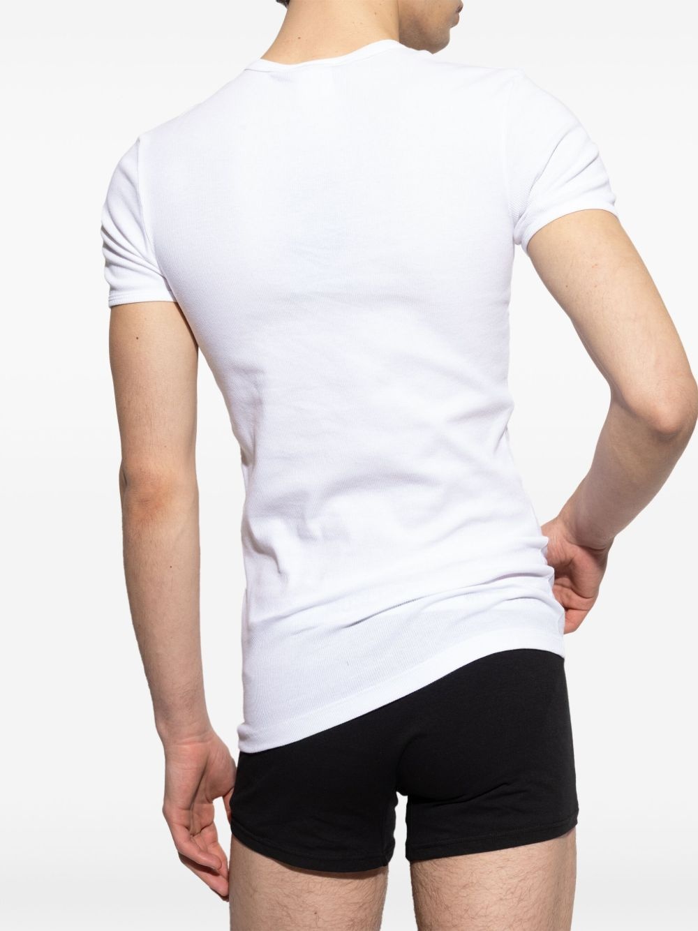 embroidered logo undershirt - 3