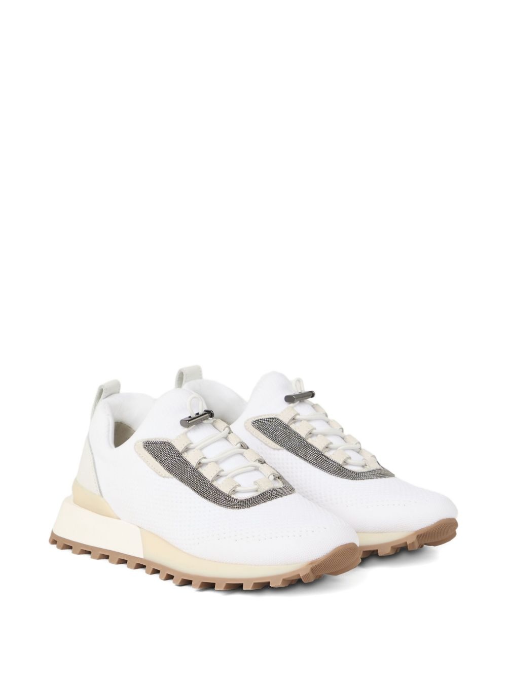 Monili chain-detail sneakers - 2