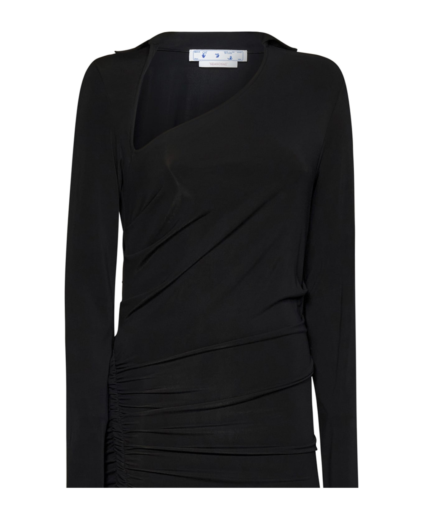 Mini Draped Dress - 3
