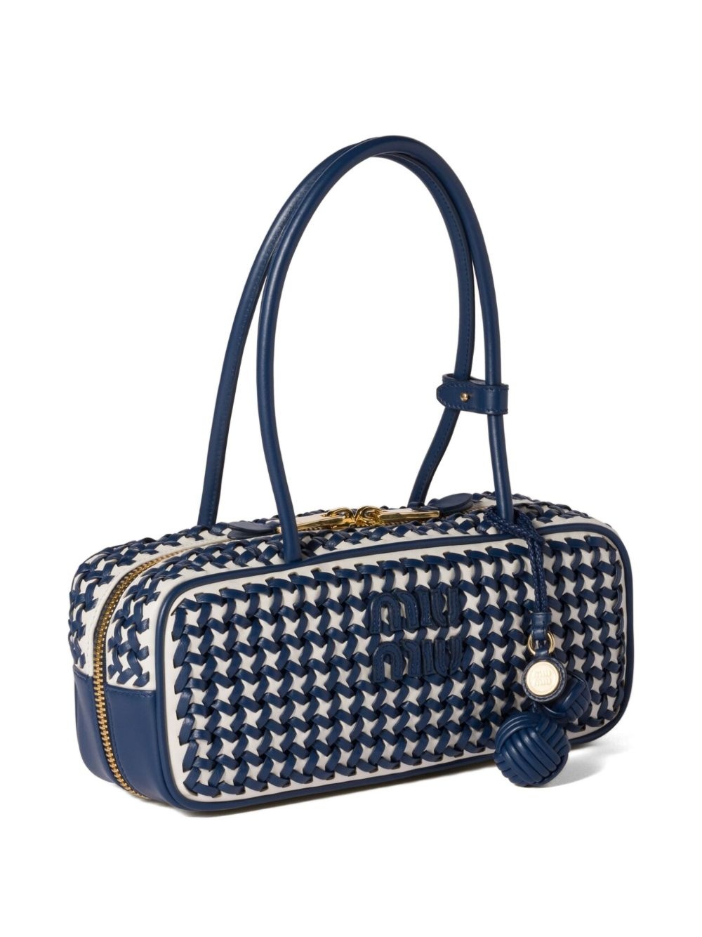 Bea woven-effect tote bag - 3