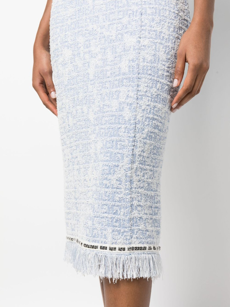 4G jacquard tweed dress 5