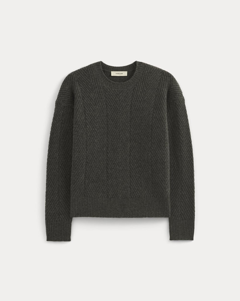 CASHMERE HERRINGBONE SWEATER 1