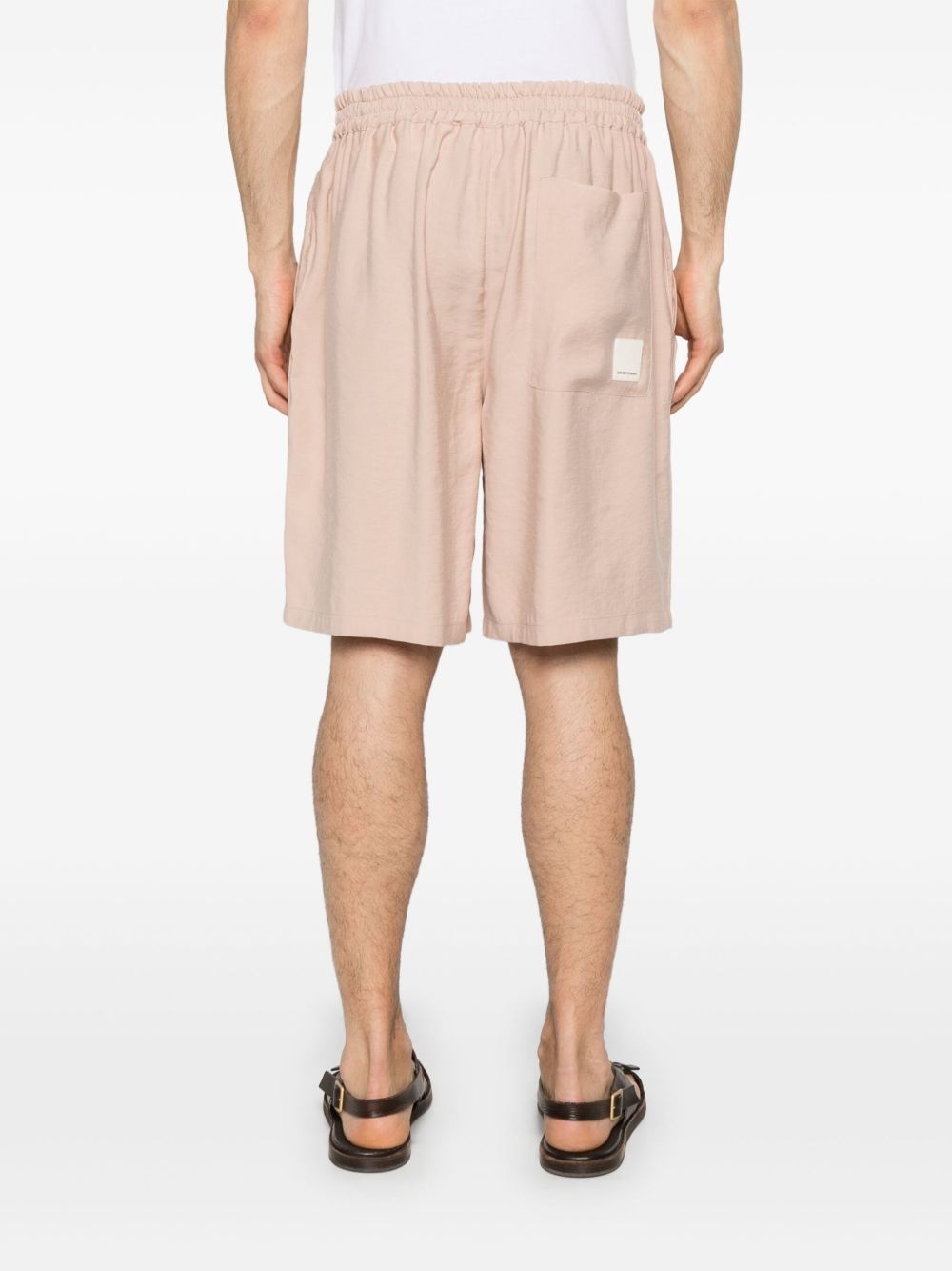 peace sign-motif shorts - 4