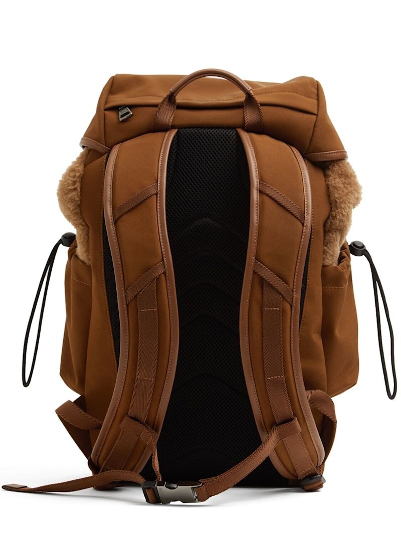 Soft virgin wool backpack - 5