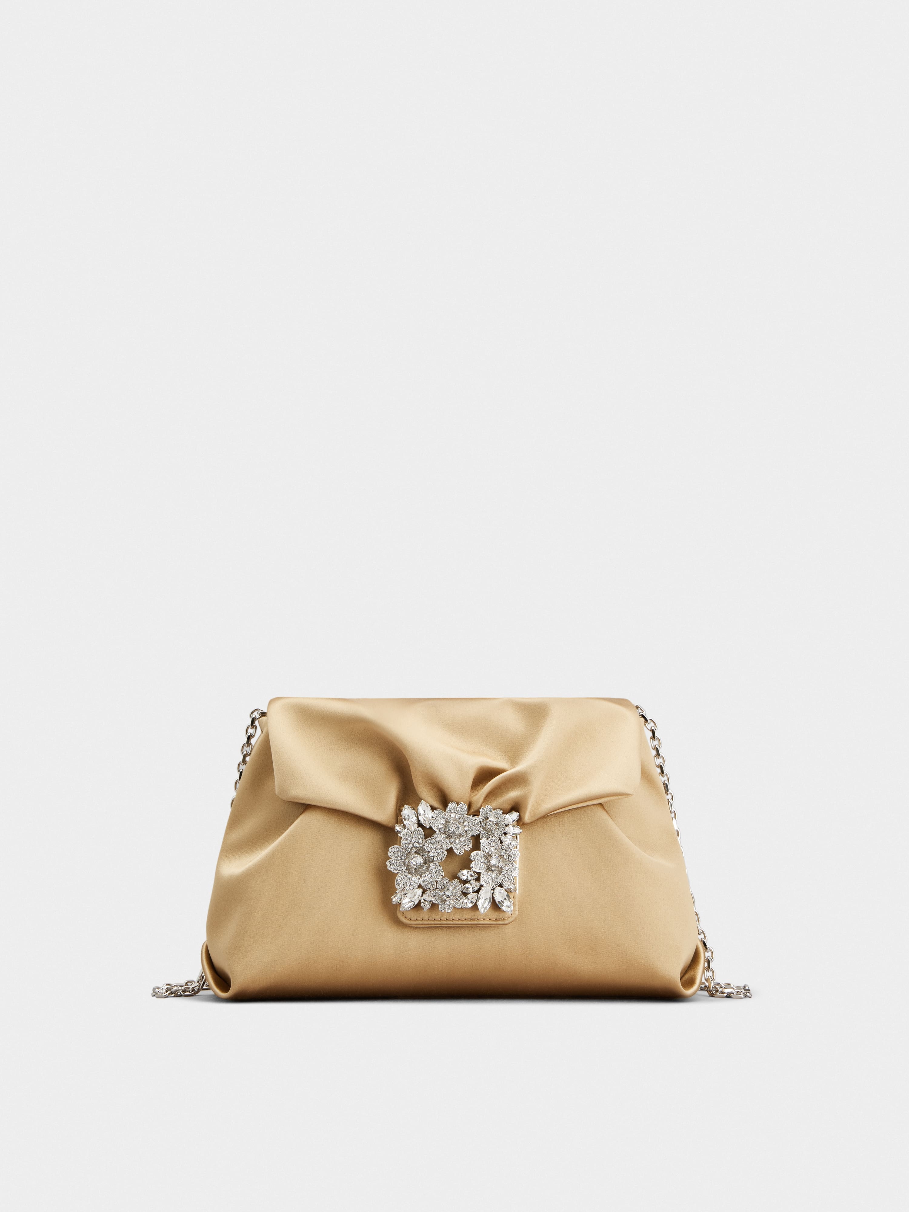 Efflorescence Mini Clutch in satin - 1