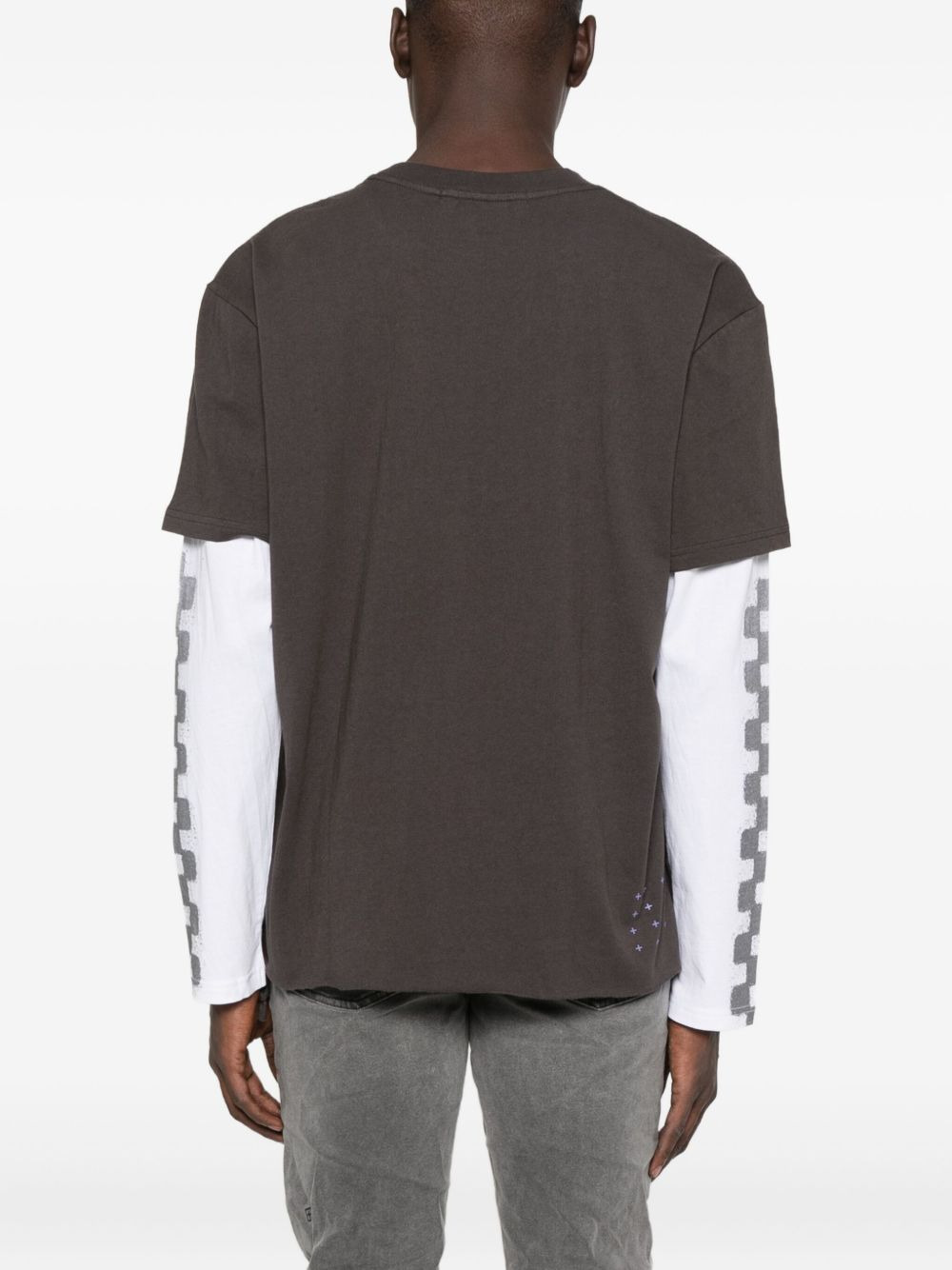 engine-print long-sleeve T-shirt - 3