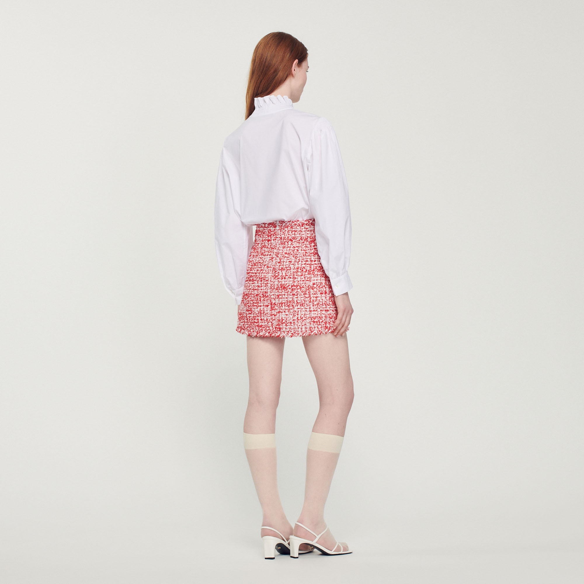 Short tweed skirt - 6