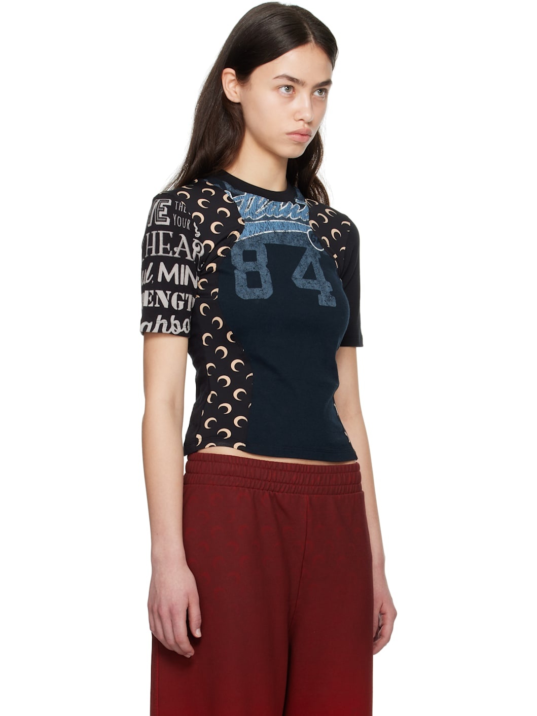 Black Regenerated Graphic Baby Fit T-shirt - 2