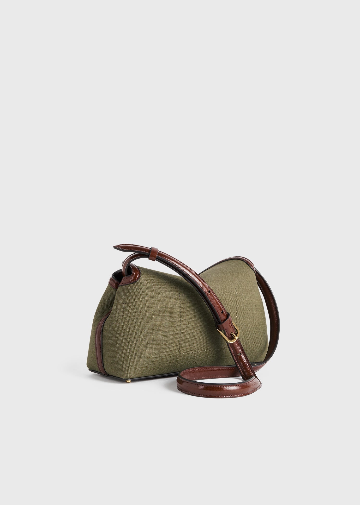 T-Lock canvas clutch khaki green - 4