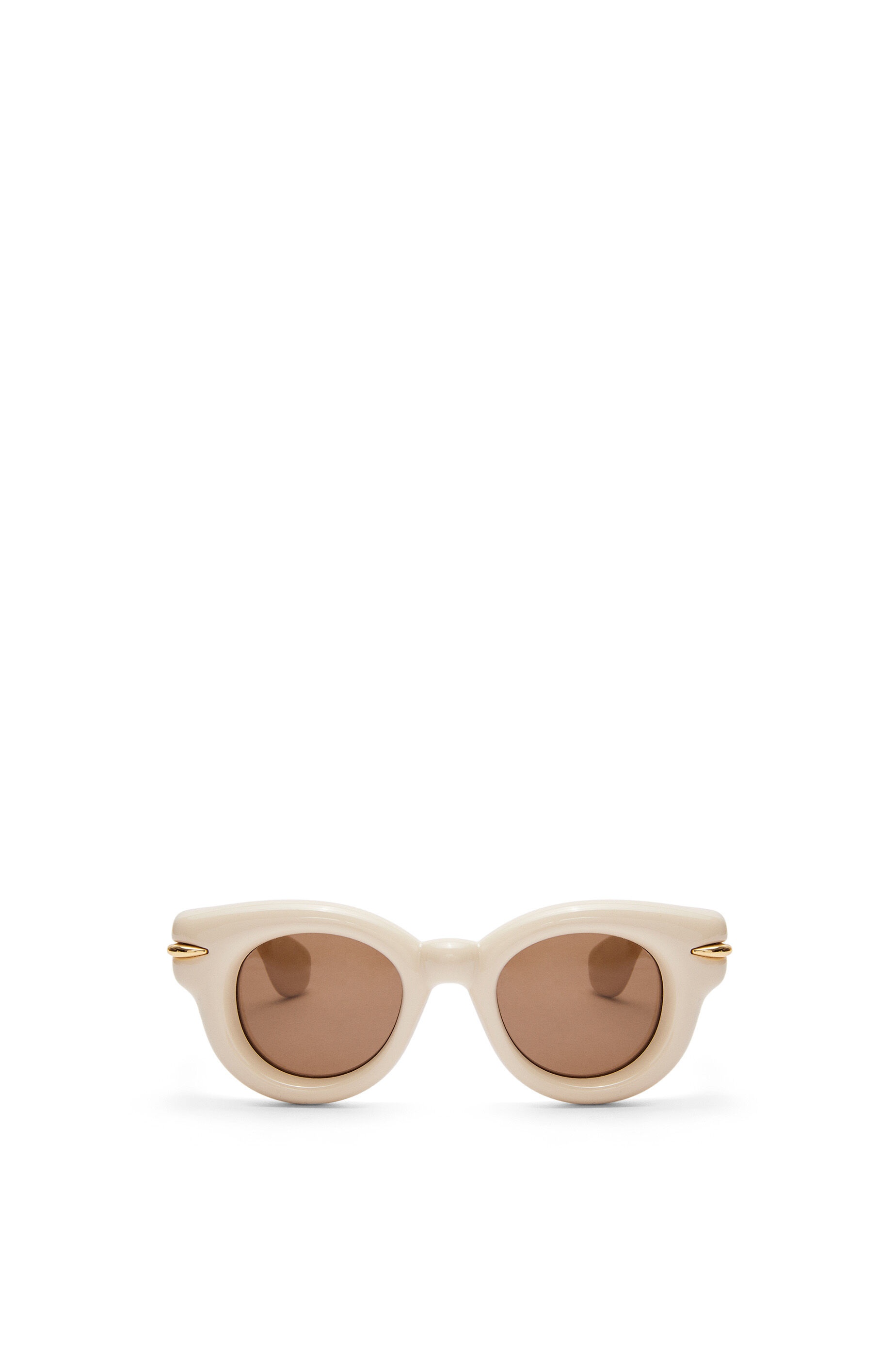 Inflated round sunglasses in nylon - 1