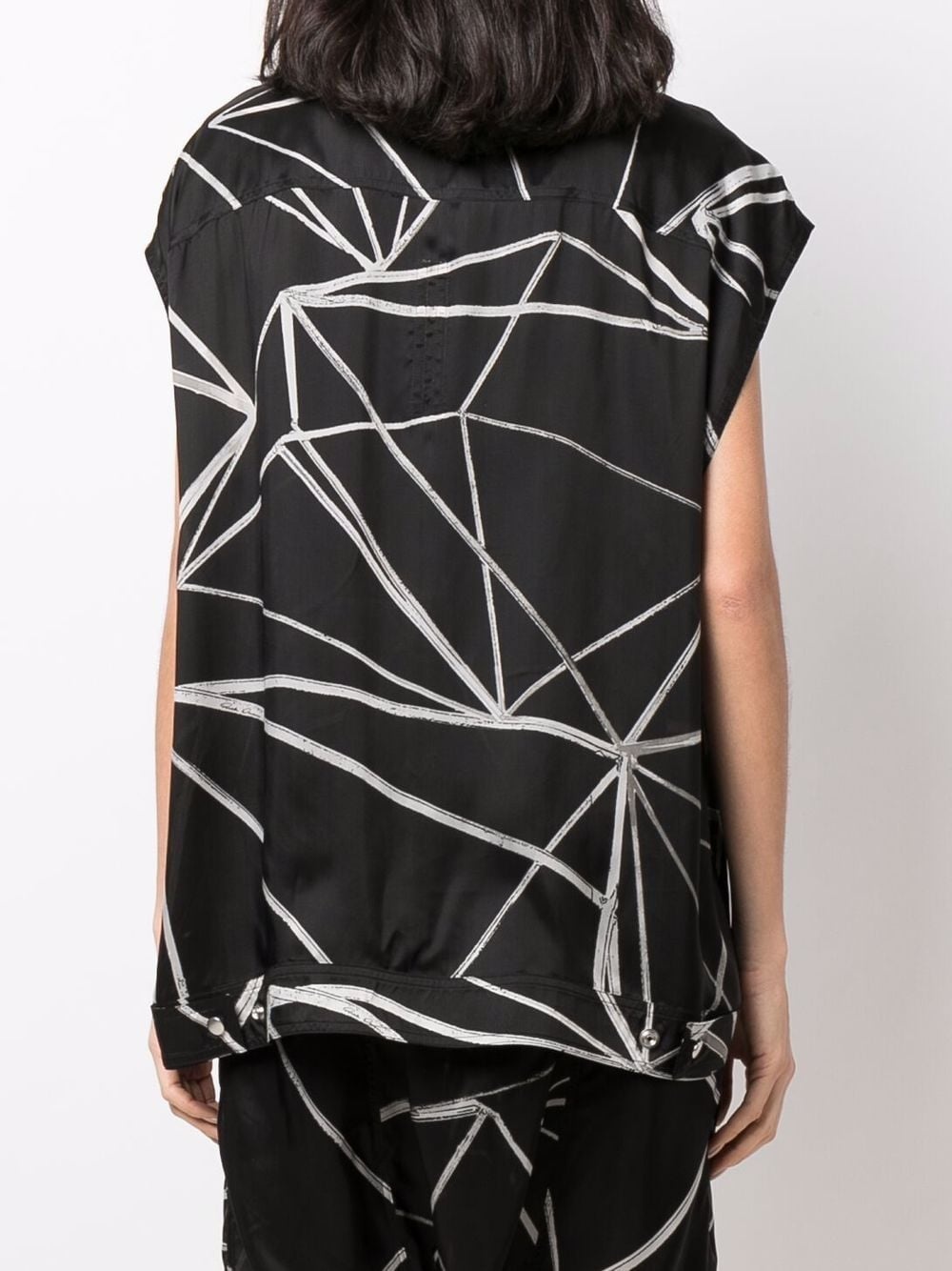 graphic-print overshirt - 4