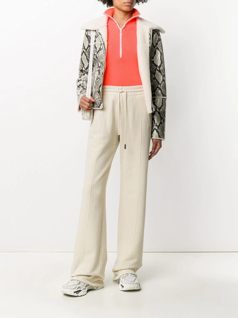 Off-White oversize 똑바른 궤도 바지 outlook