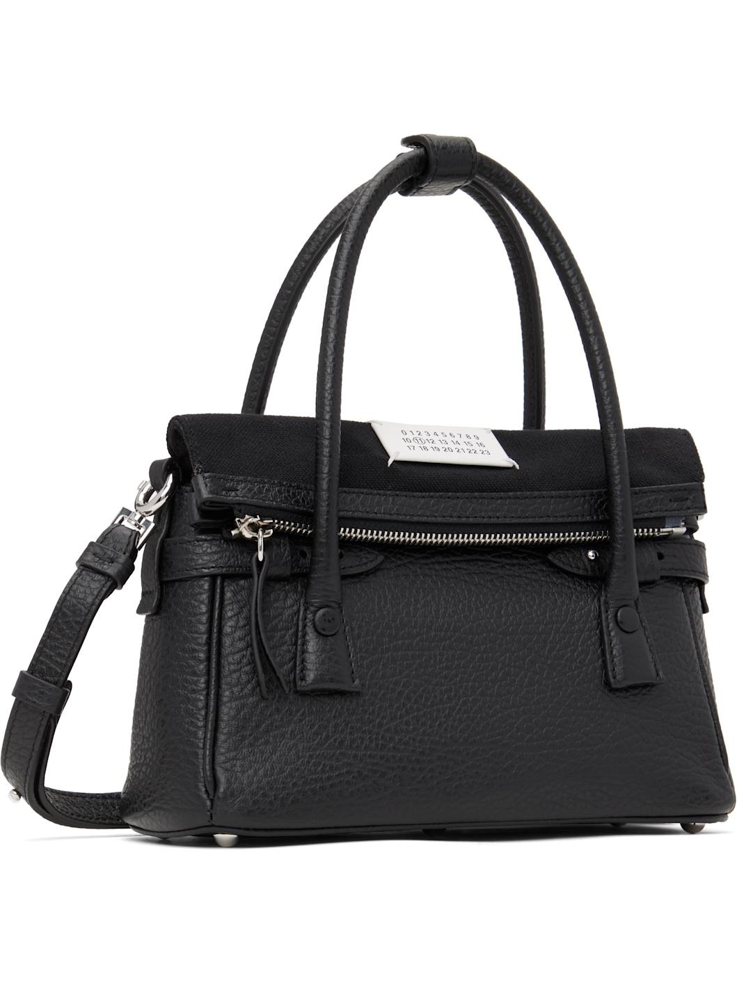 【関税＆送料込み】Maison Margiela 'East West' Black Leathe Maison Margiela 'East West' Black Leather Bag | ShopSimon