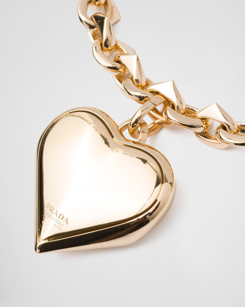 Eternal Gold large pendant necklace in yellow gold 4