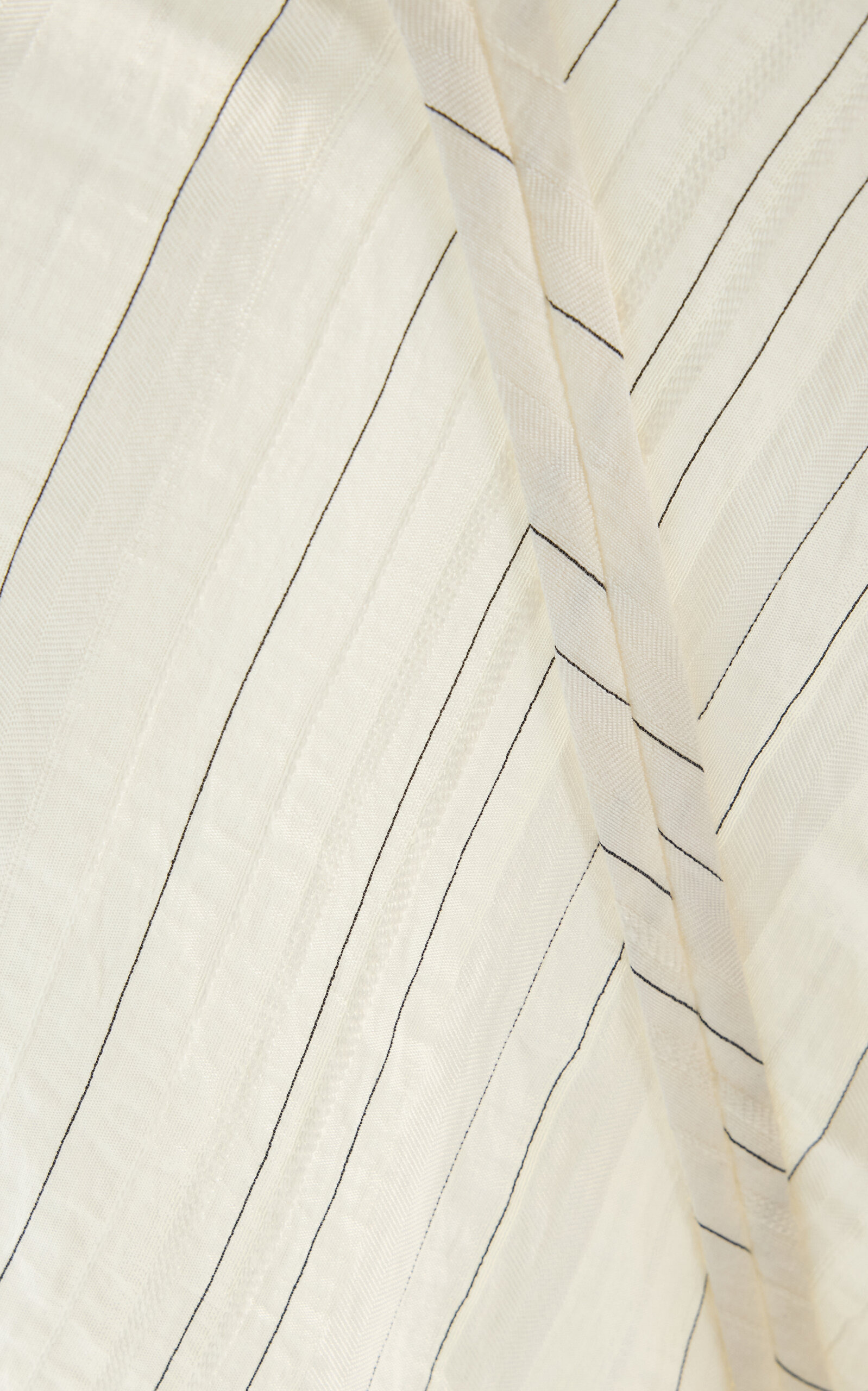 Trina Top in Woven StripeFlou ivory - 5
