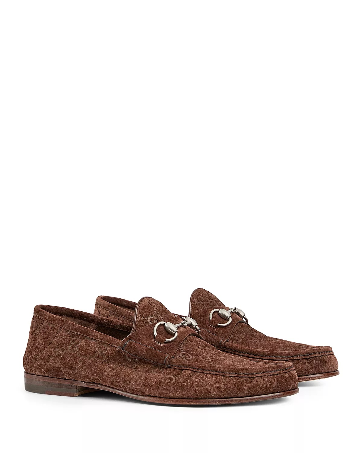 Men's Luxury Suede GG Horsebit Loafers - 4