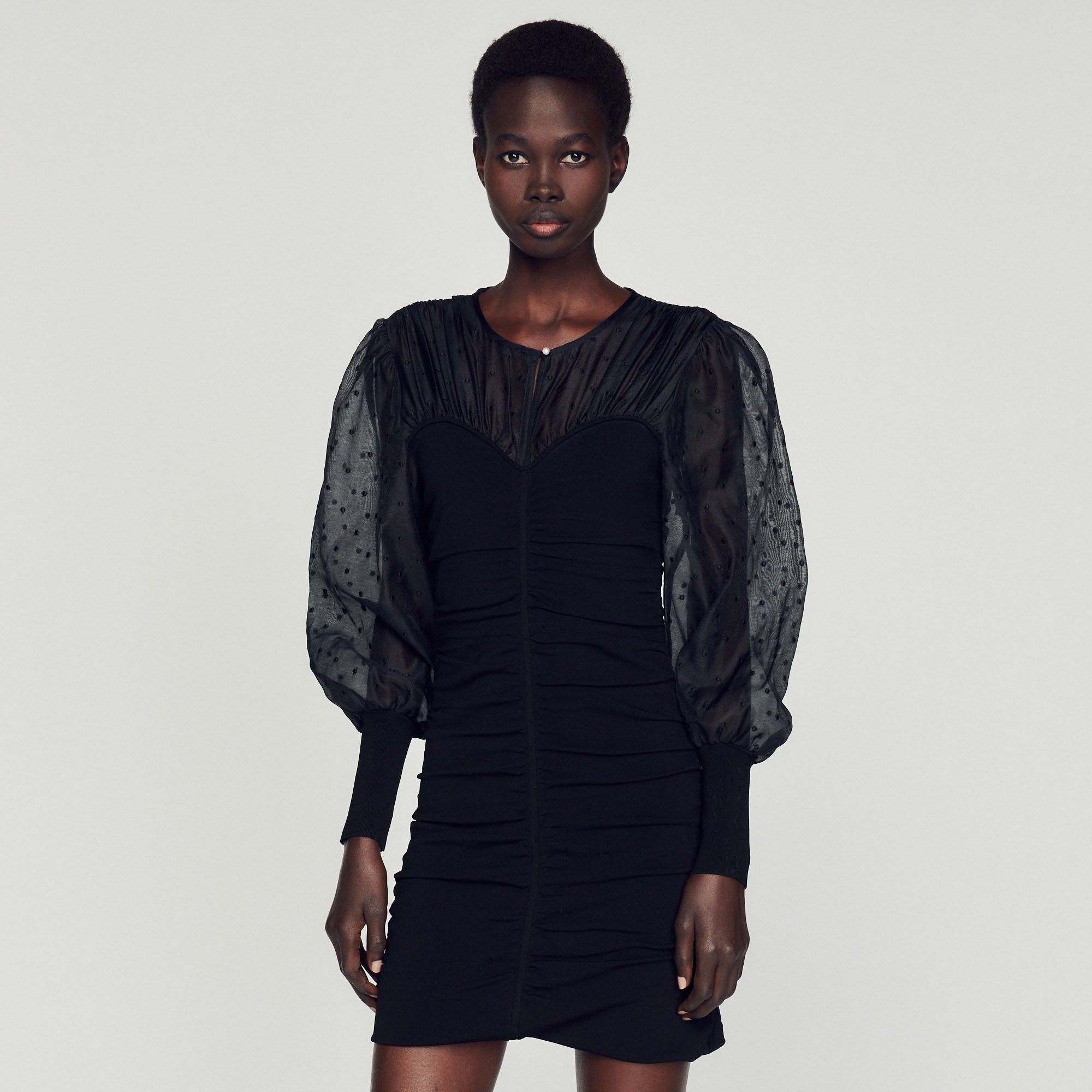 Short bustier-effect dress - 5