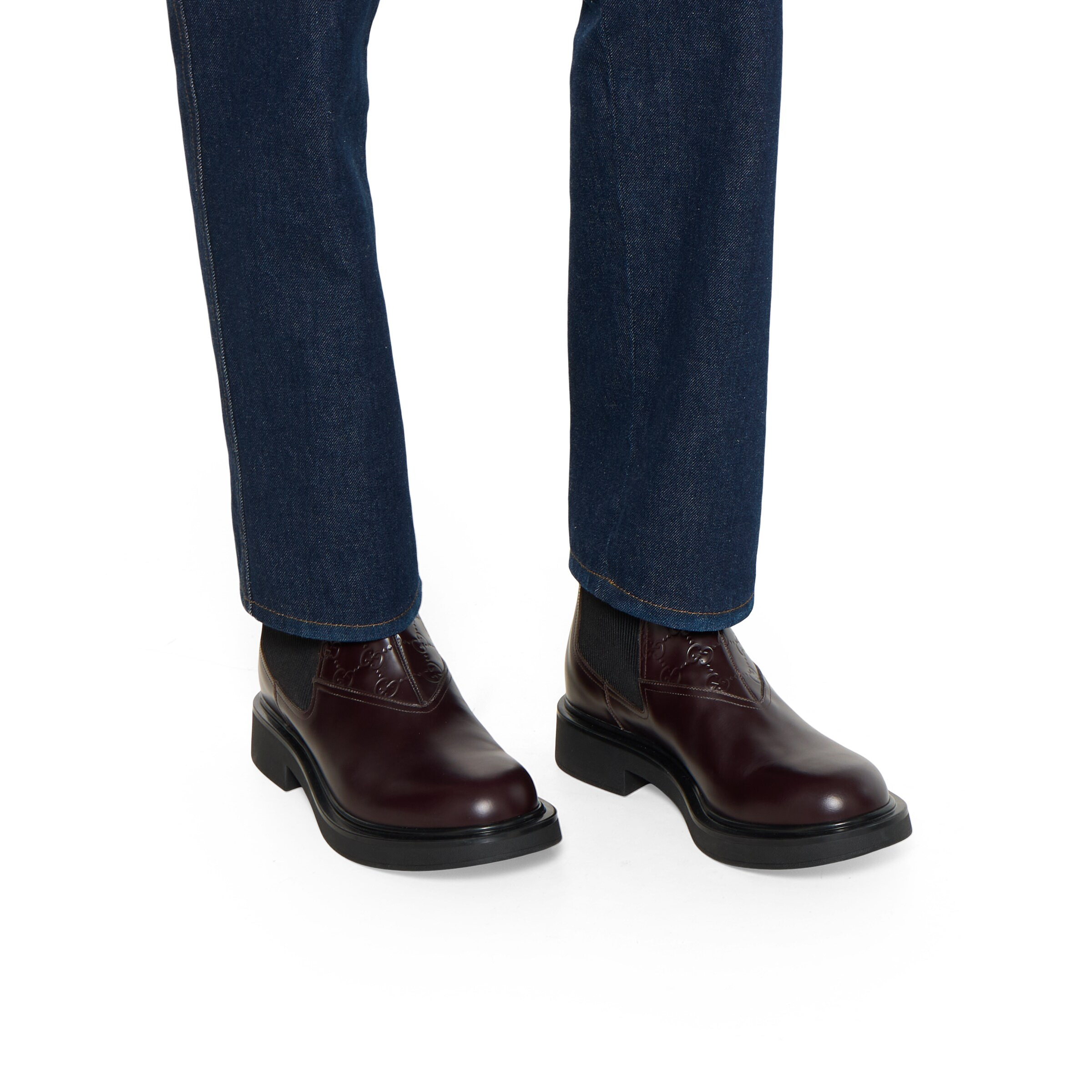 Men's ankle boot with GG detail - 3