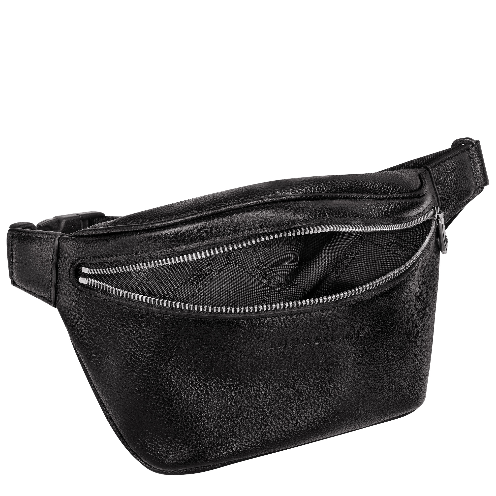 Le Foulonné Belt bag Black - Leather - 5