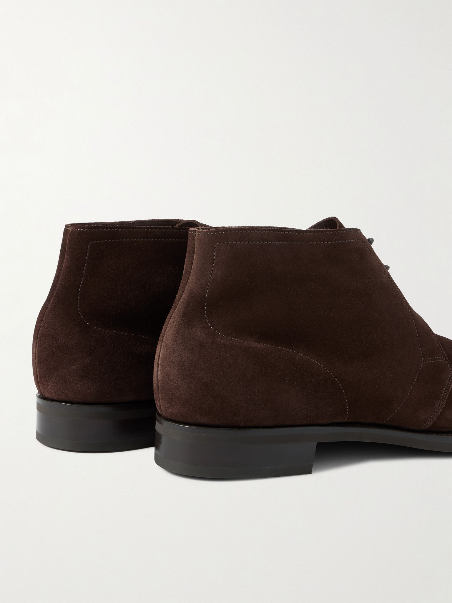 Shanklin Suede Chukka Boots Dark brown - 5