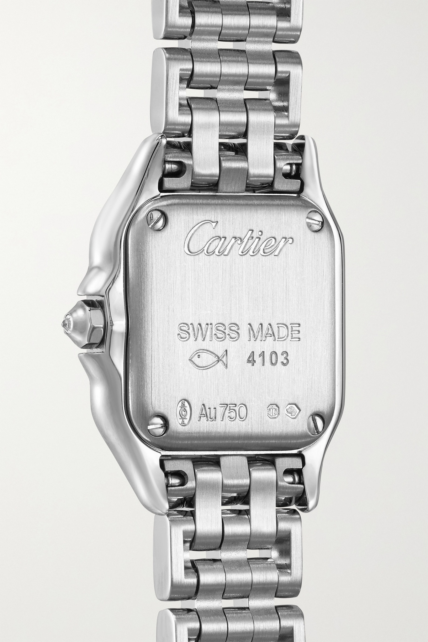 Panthère de Cartier 25mm mini rhodium-plated 18-karat white gold diamond watch - 4