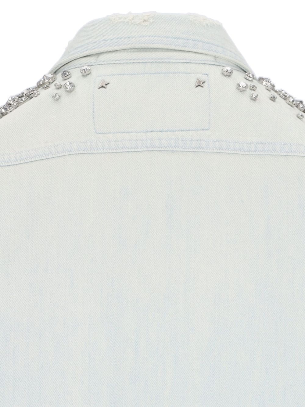 crystal-embellished shirt - 3