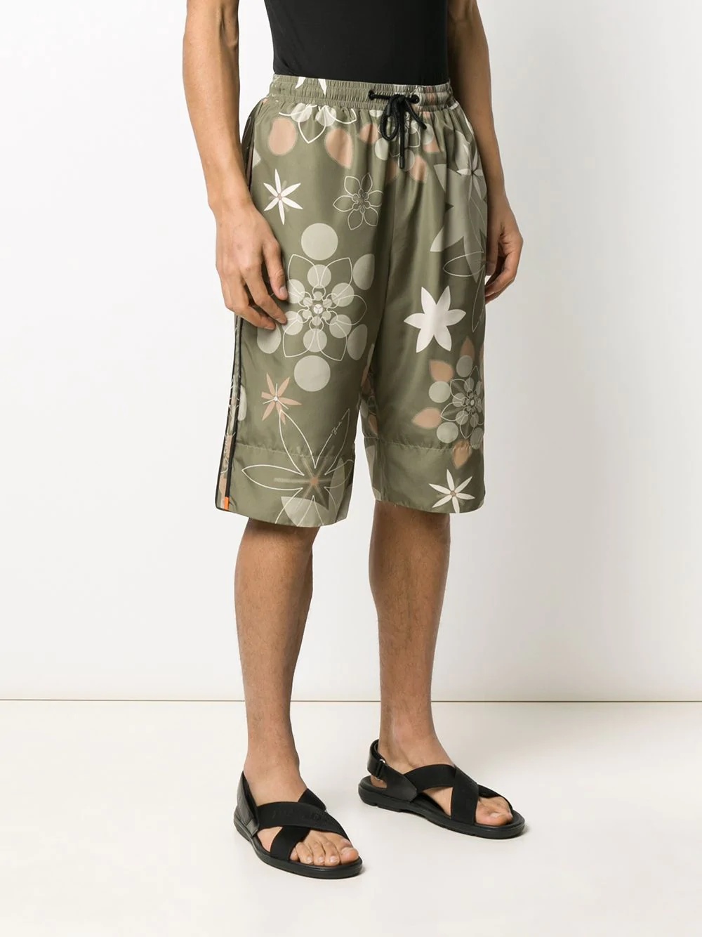 floral print Bermuda shorts - 3