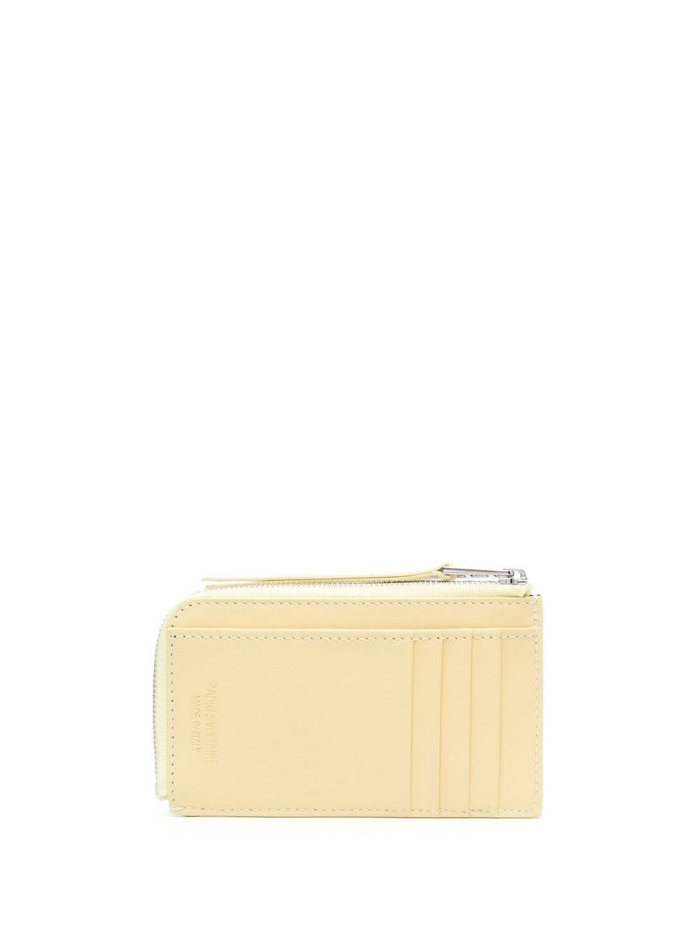 logo-plaque medium leather wallet - 2