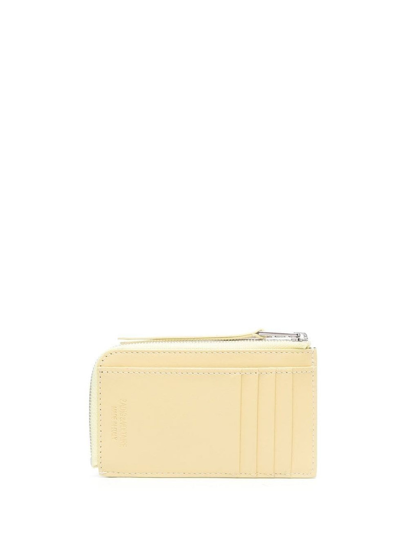 Zadig & Voltaire logo-plaque medium leather wallet outlook