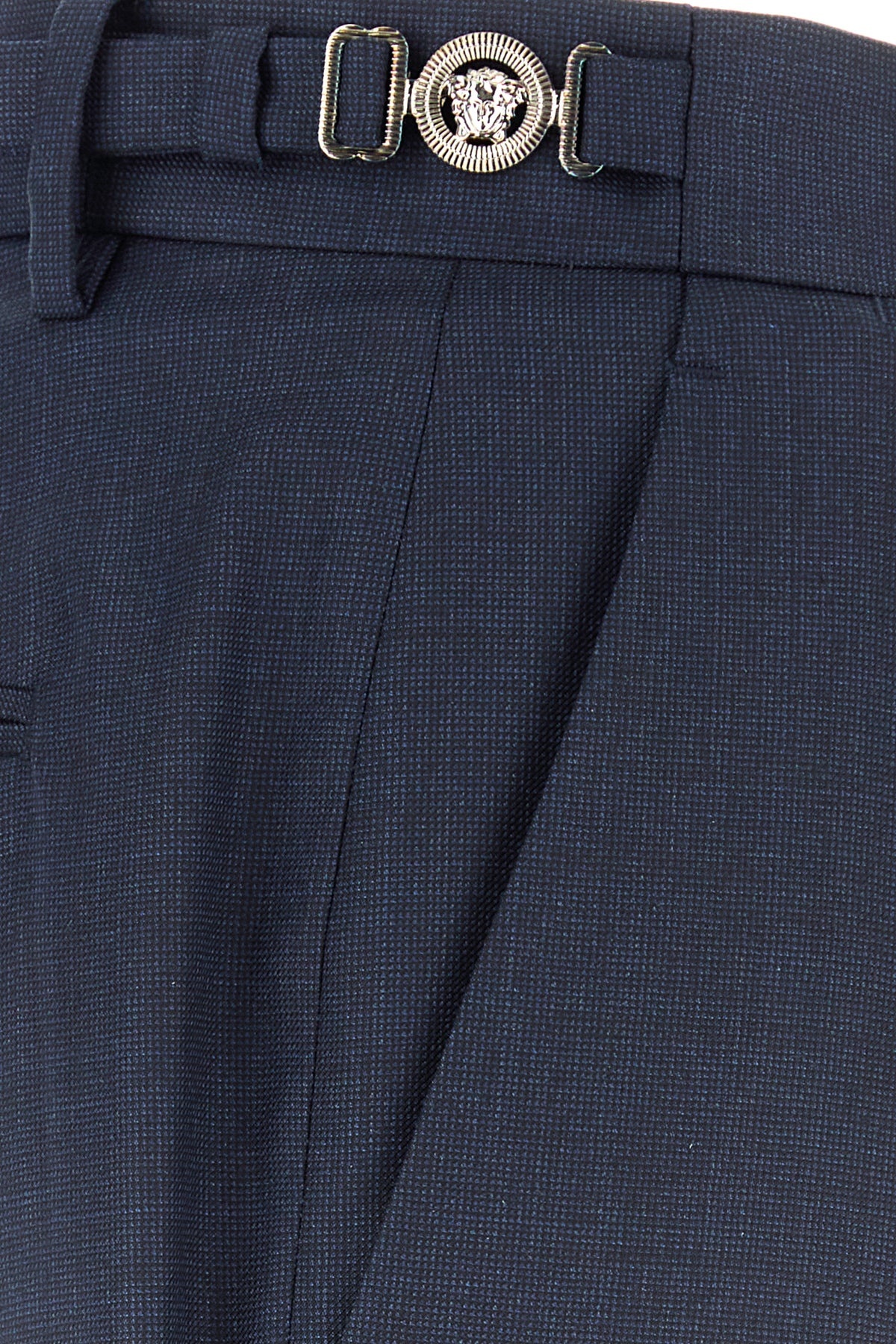 Dark blue wool pant - 5