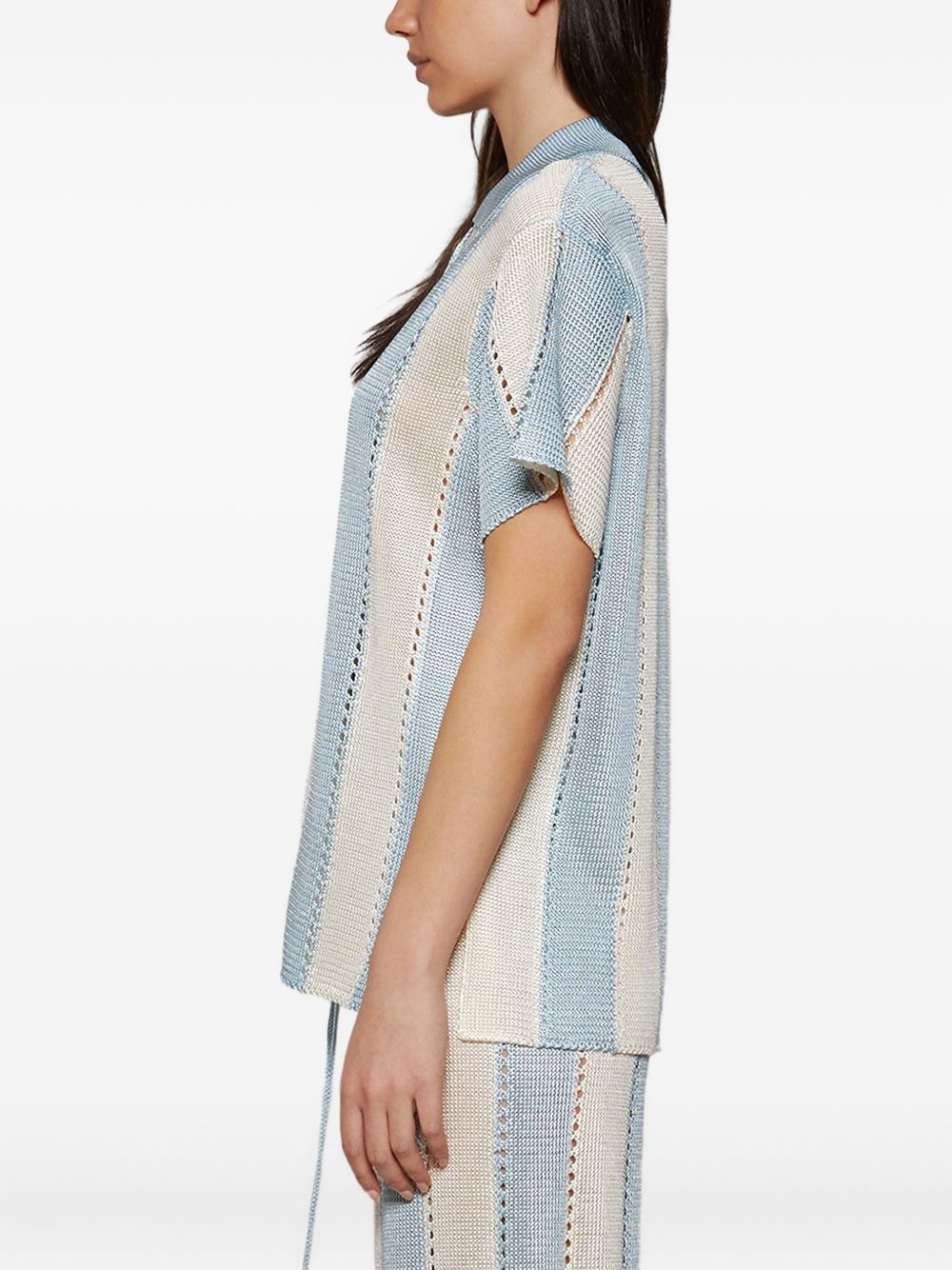 Cabana striped short-sleeve shirt - 4