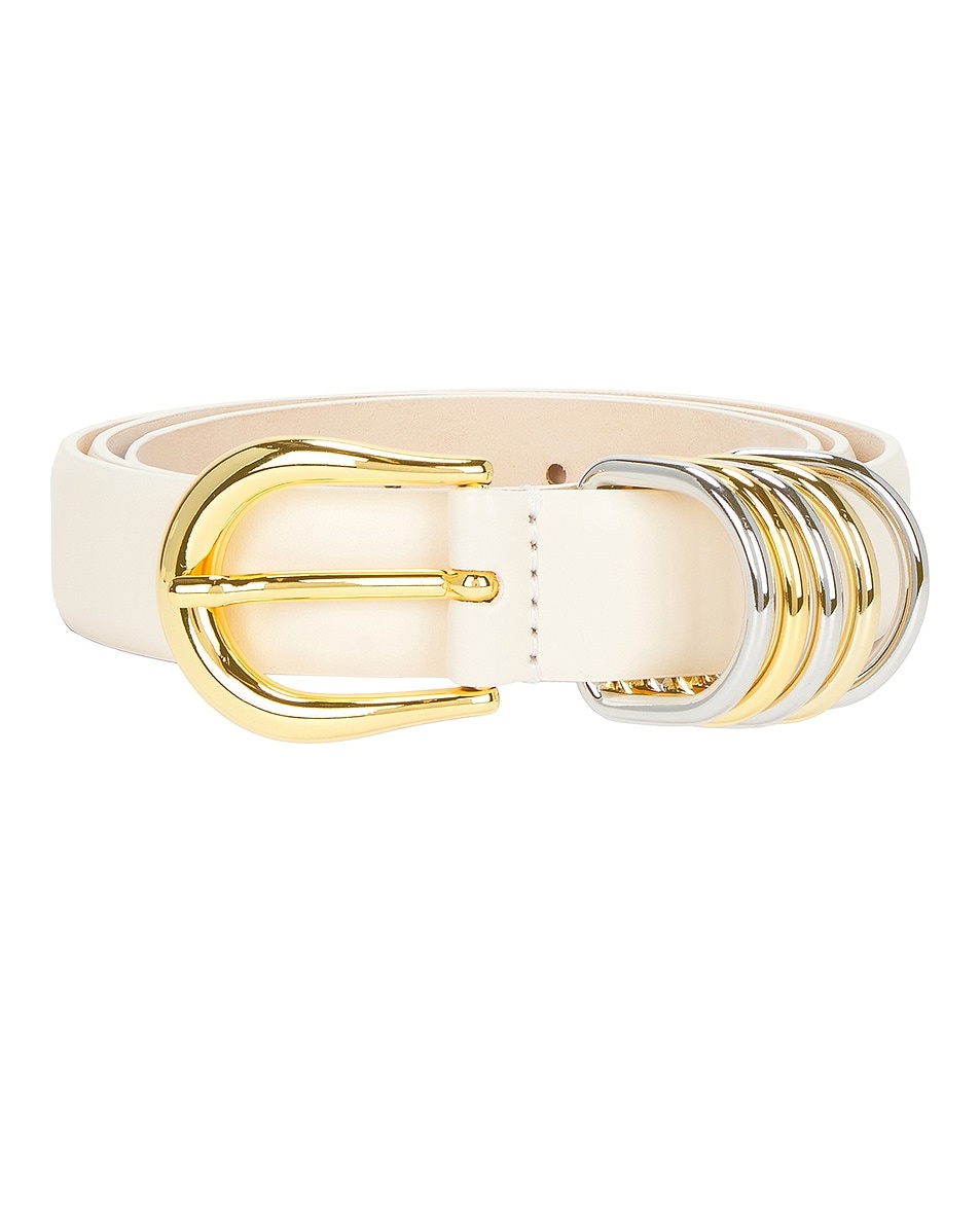 Hollyhock Mixed Metal Belt - 3