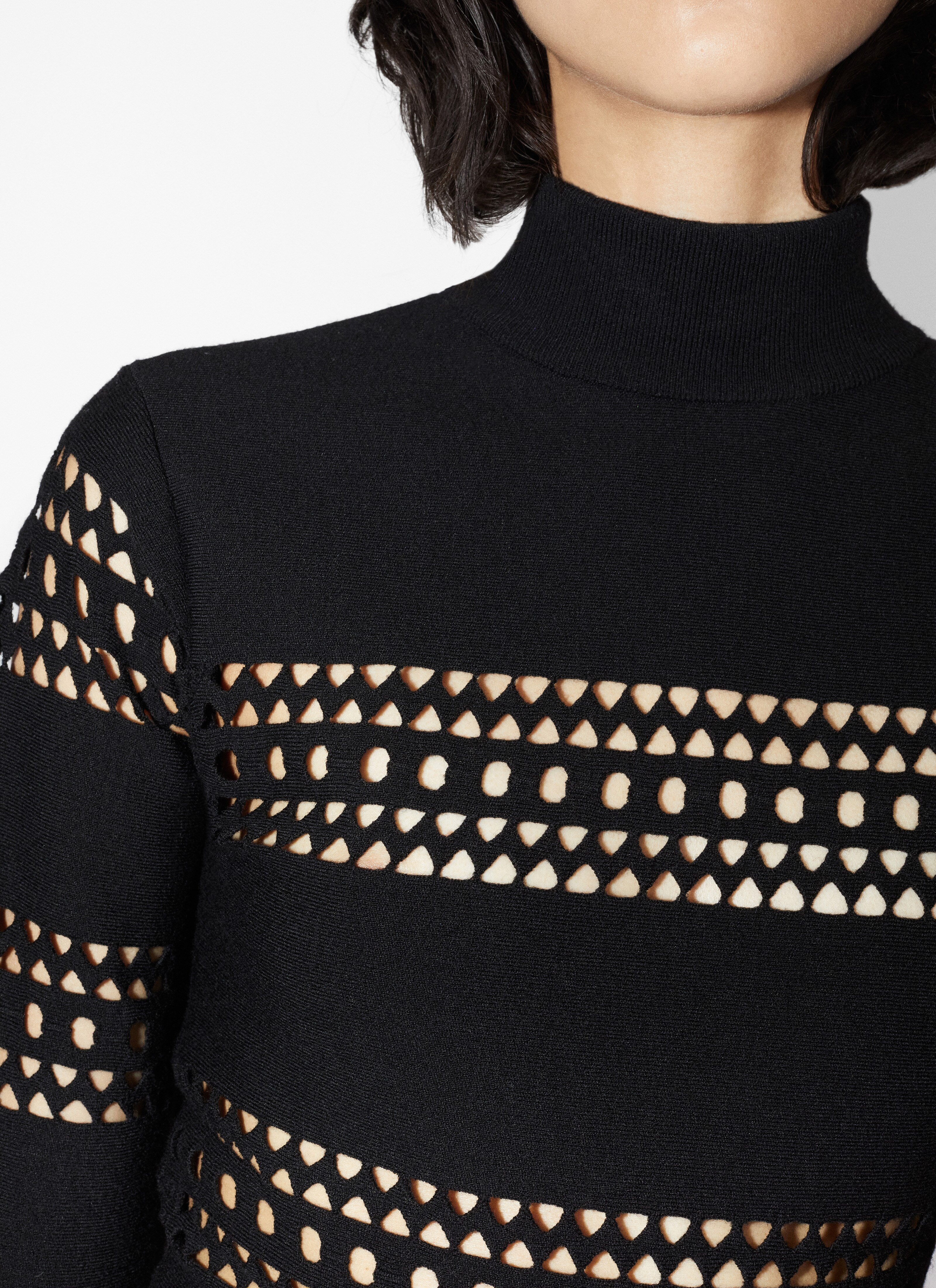 PERFORATED VIENNE SWEATER - 6