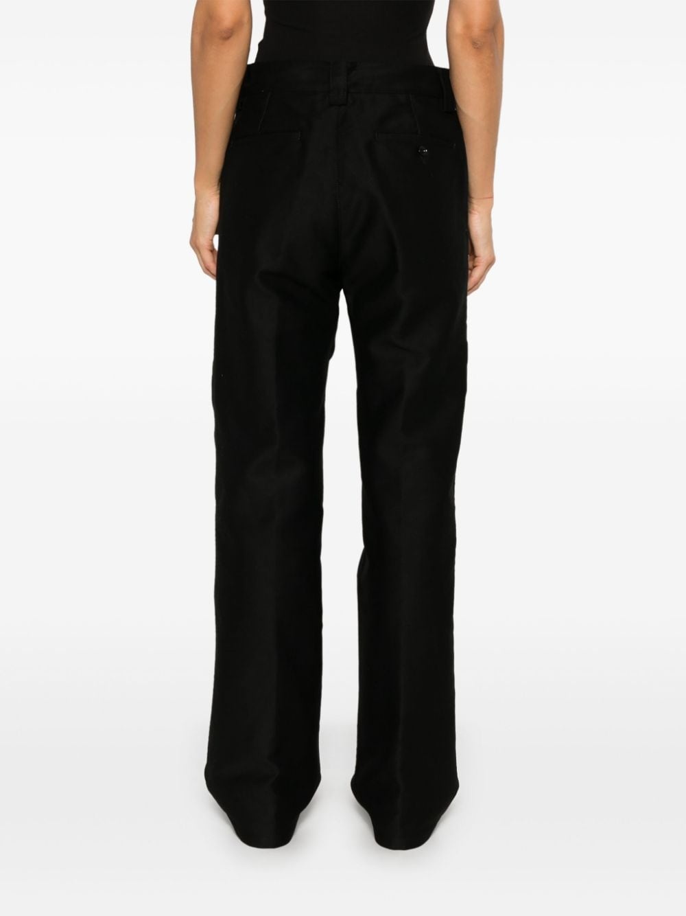 straight-leg trousers - 4