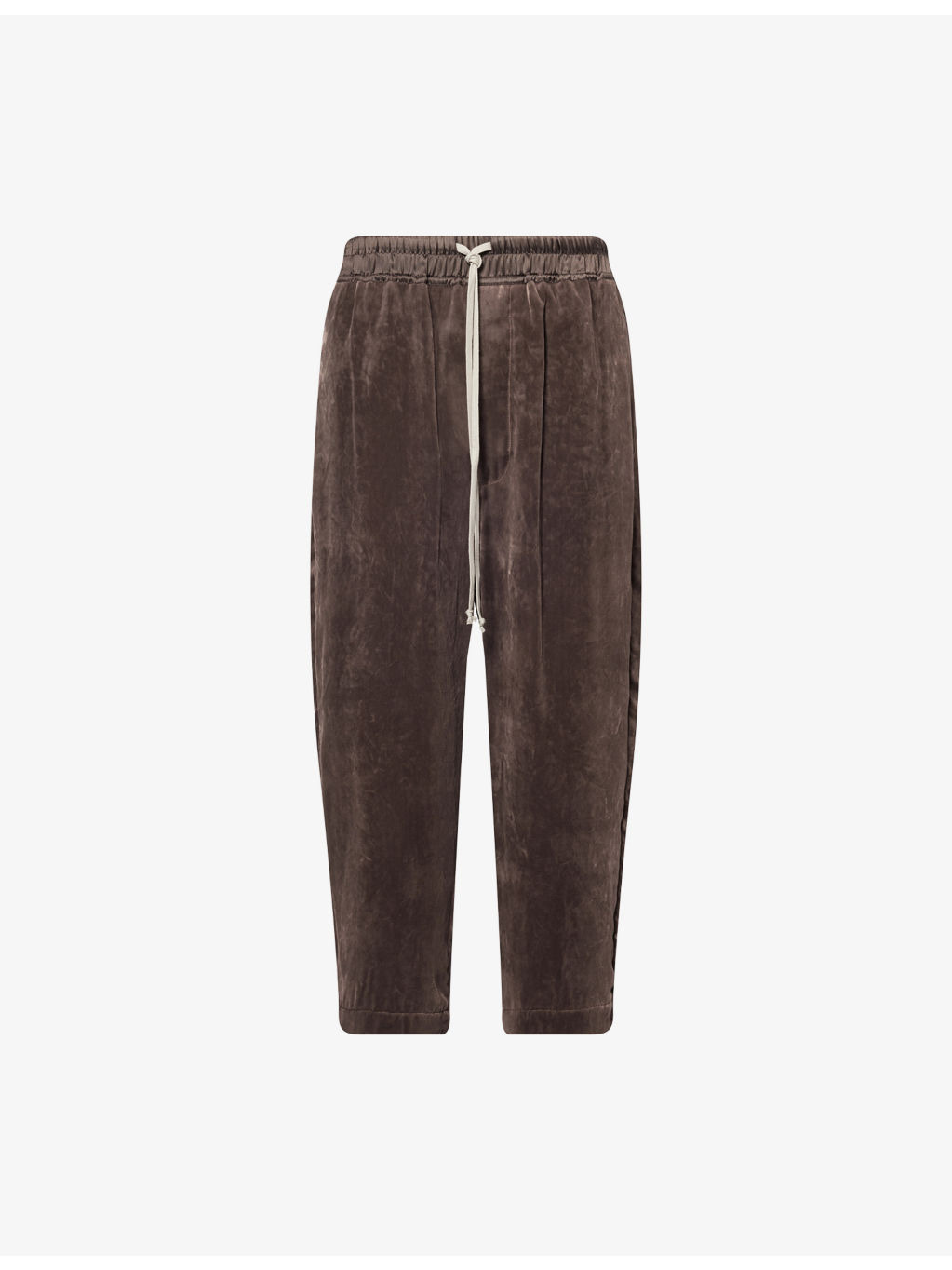 Astaires Cropped Silk-Blend Trousers - 1
