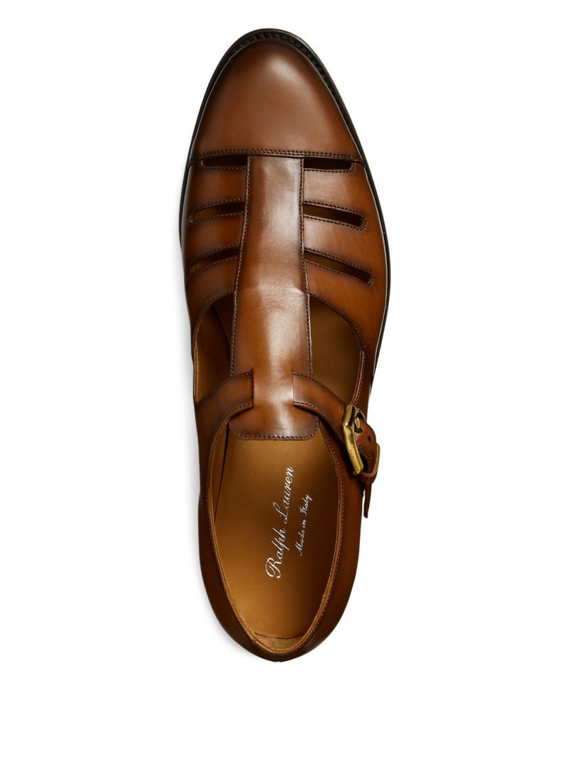 buckle leather loafers 4