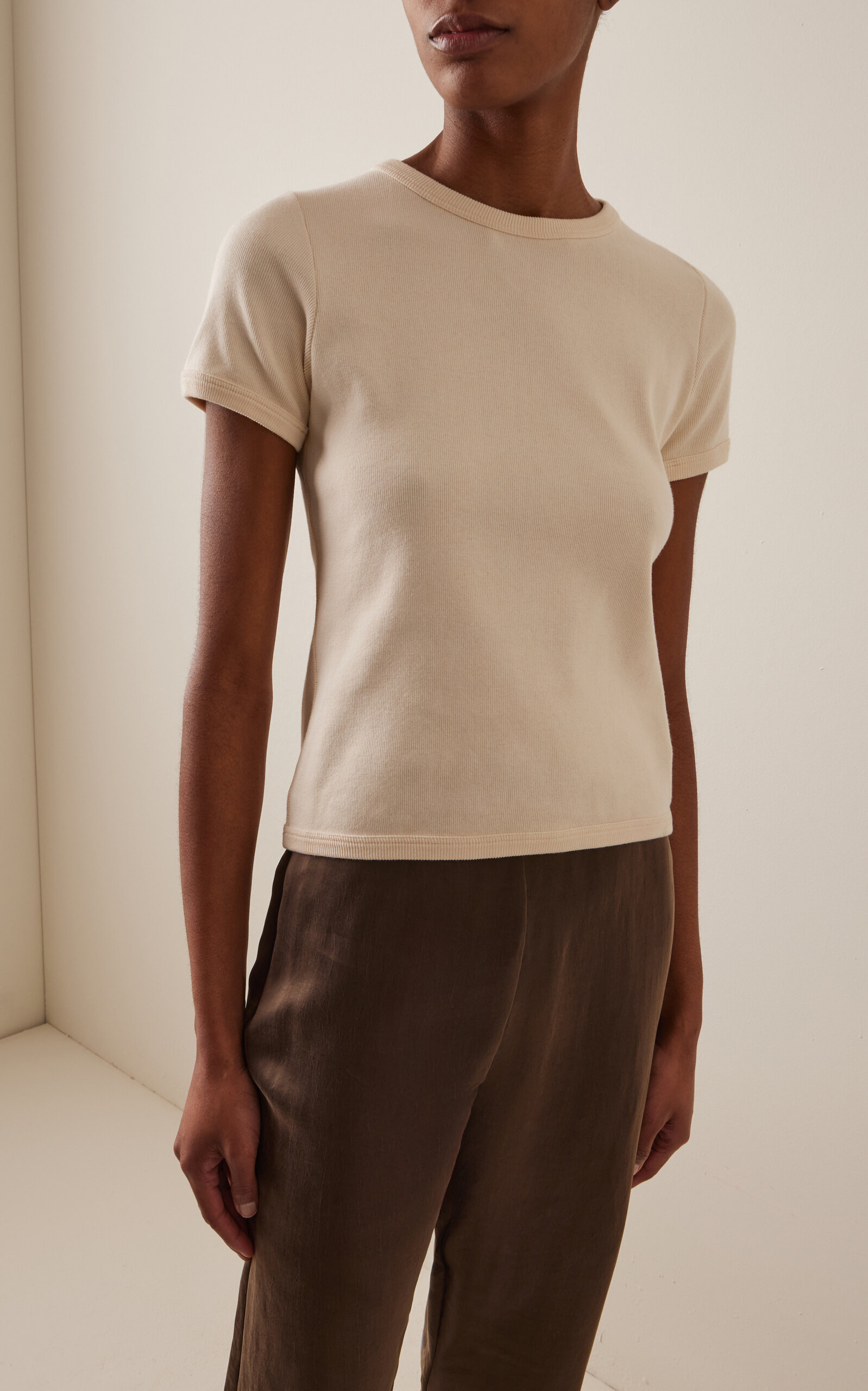 Torya Cotton Tee ivory - 2