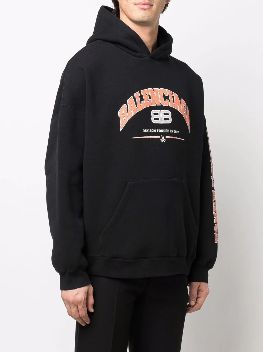 BB logo-print hoodie - 4