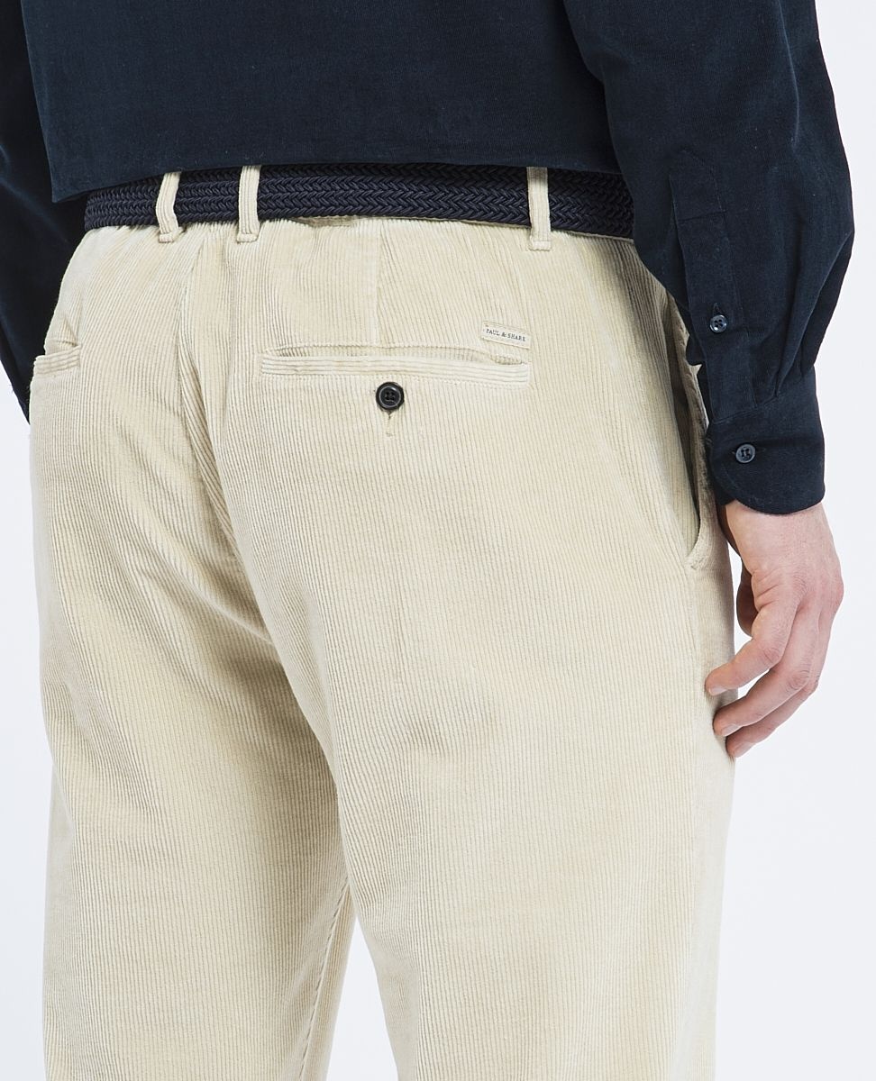 Soft Touch Corduroy drawstring Trousers - 5