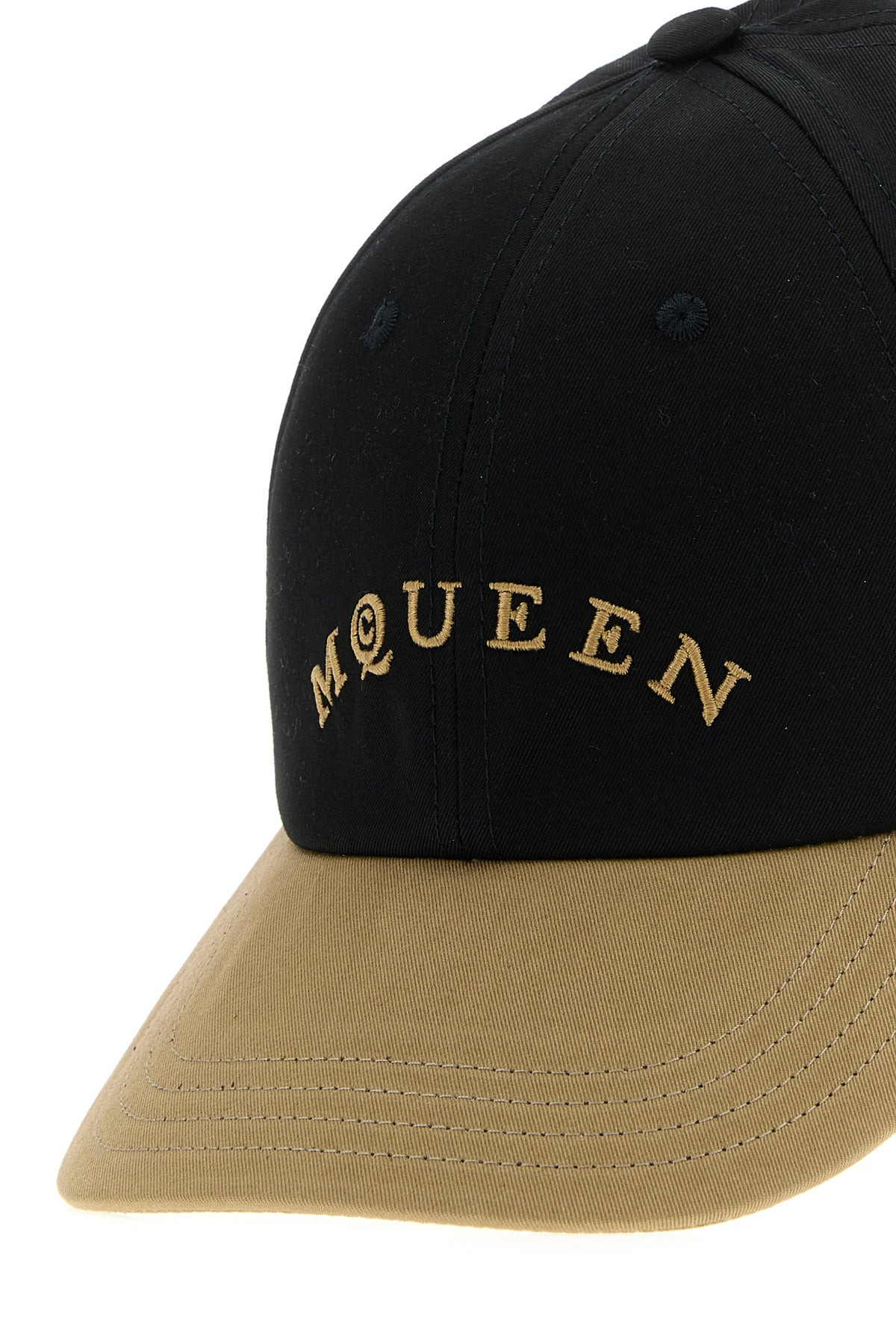 Two-tone cotton baseball cap - 4