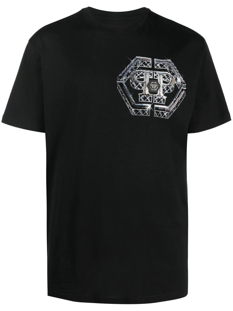 logo-print short-sleeve T-shirt 1