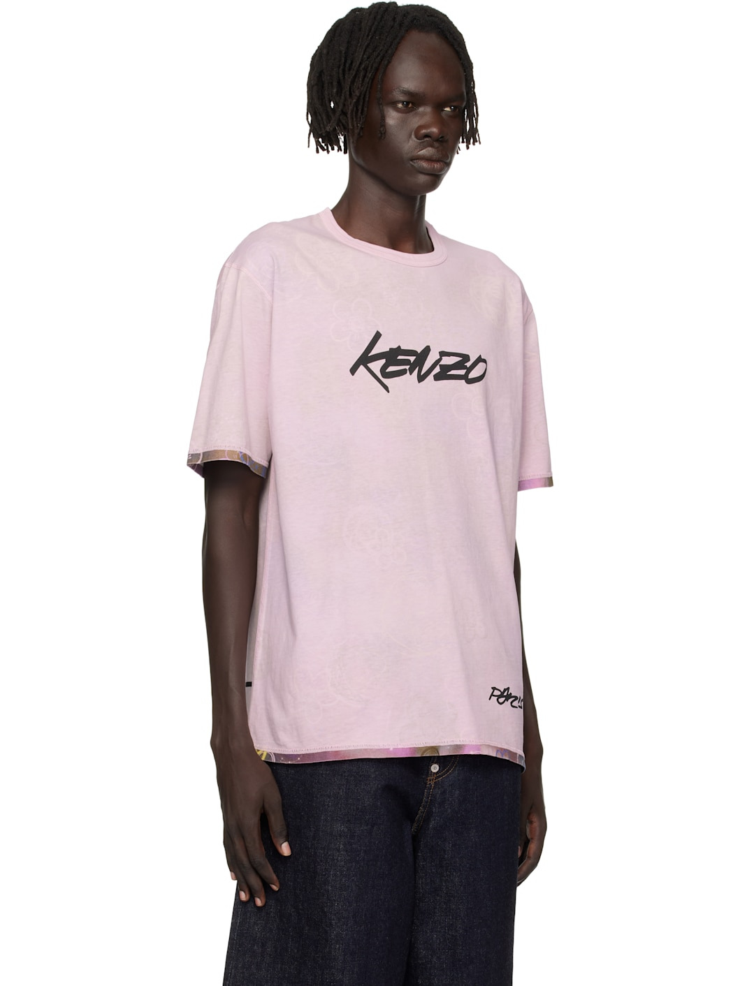 Pink Kenzo Paris Futura 2000 Edition Reversible T-shirt - 2