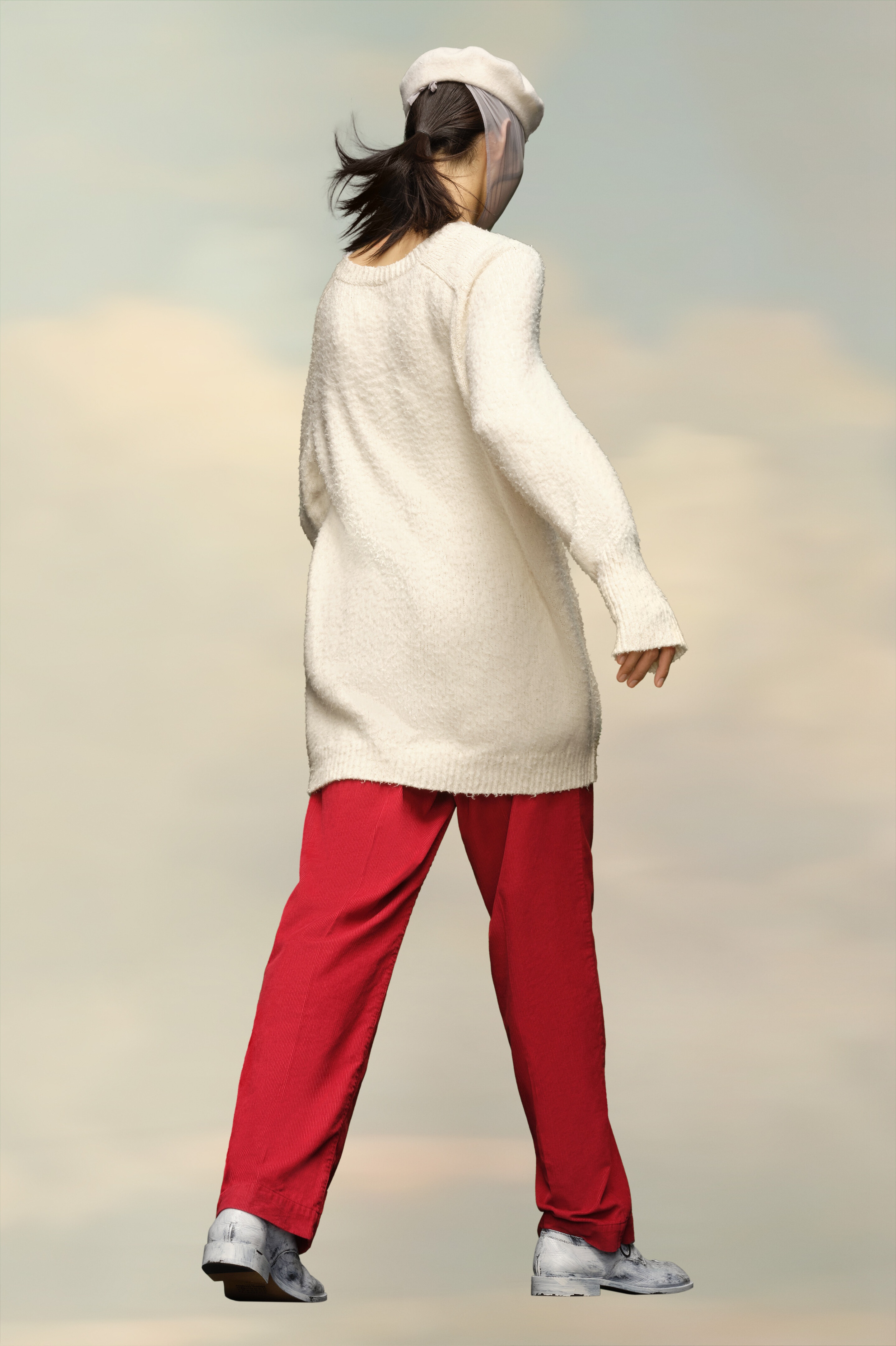 Oversized Piled Cardigan - 4