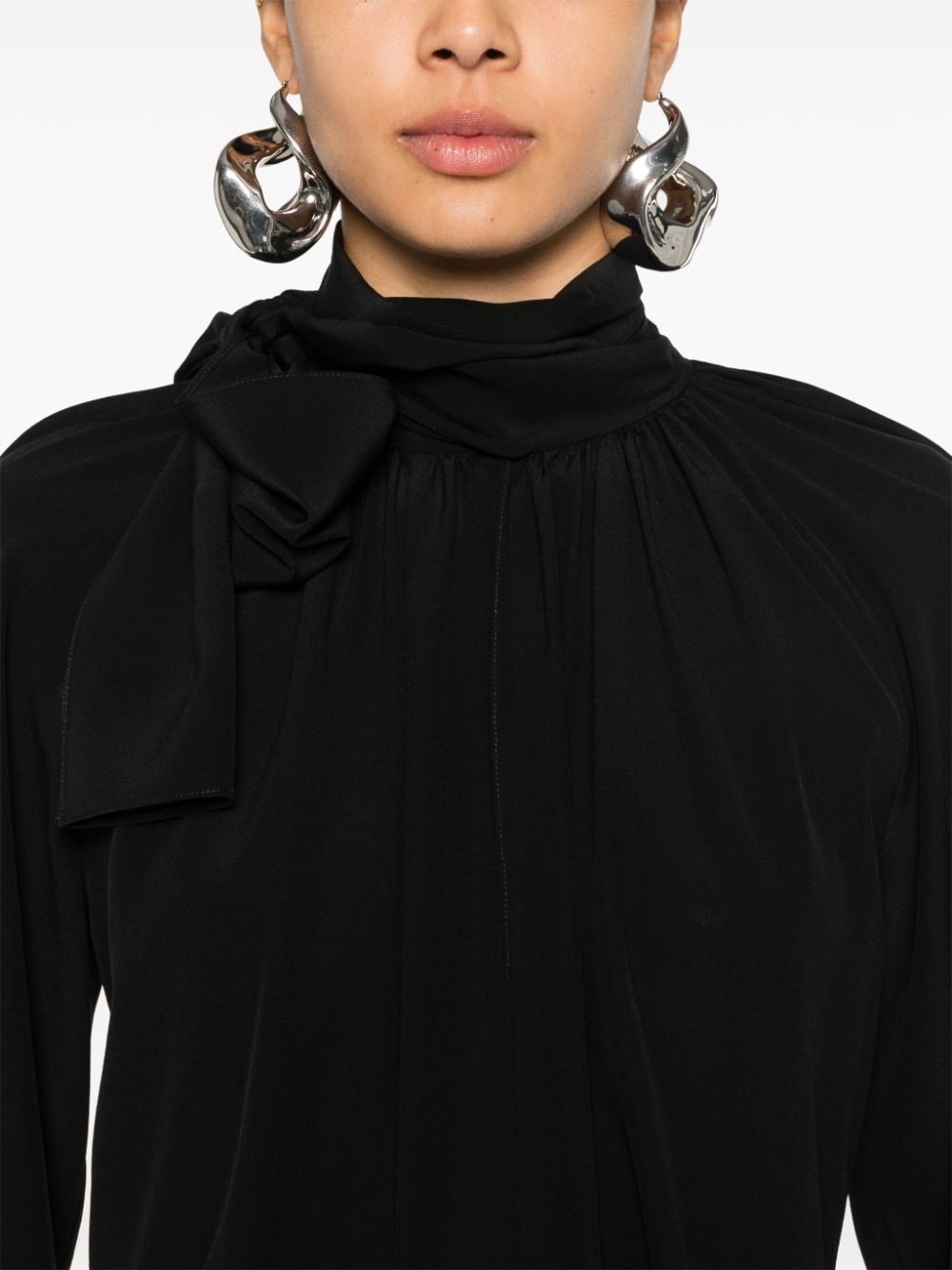 4G silk crepe blouse - 5