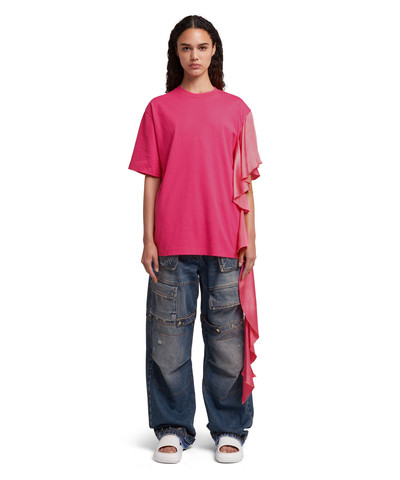 MSGM T-Shirt with satin insert outlook