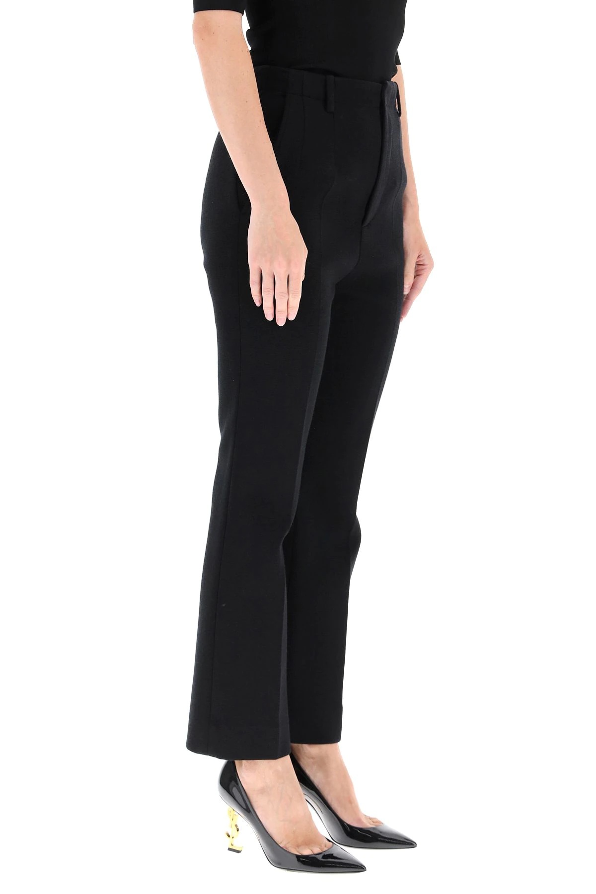 WOOL JERSEY TROUSERS - 3