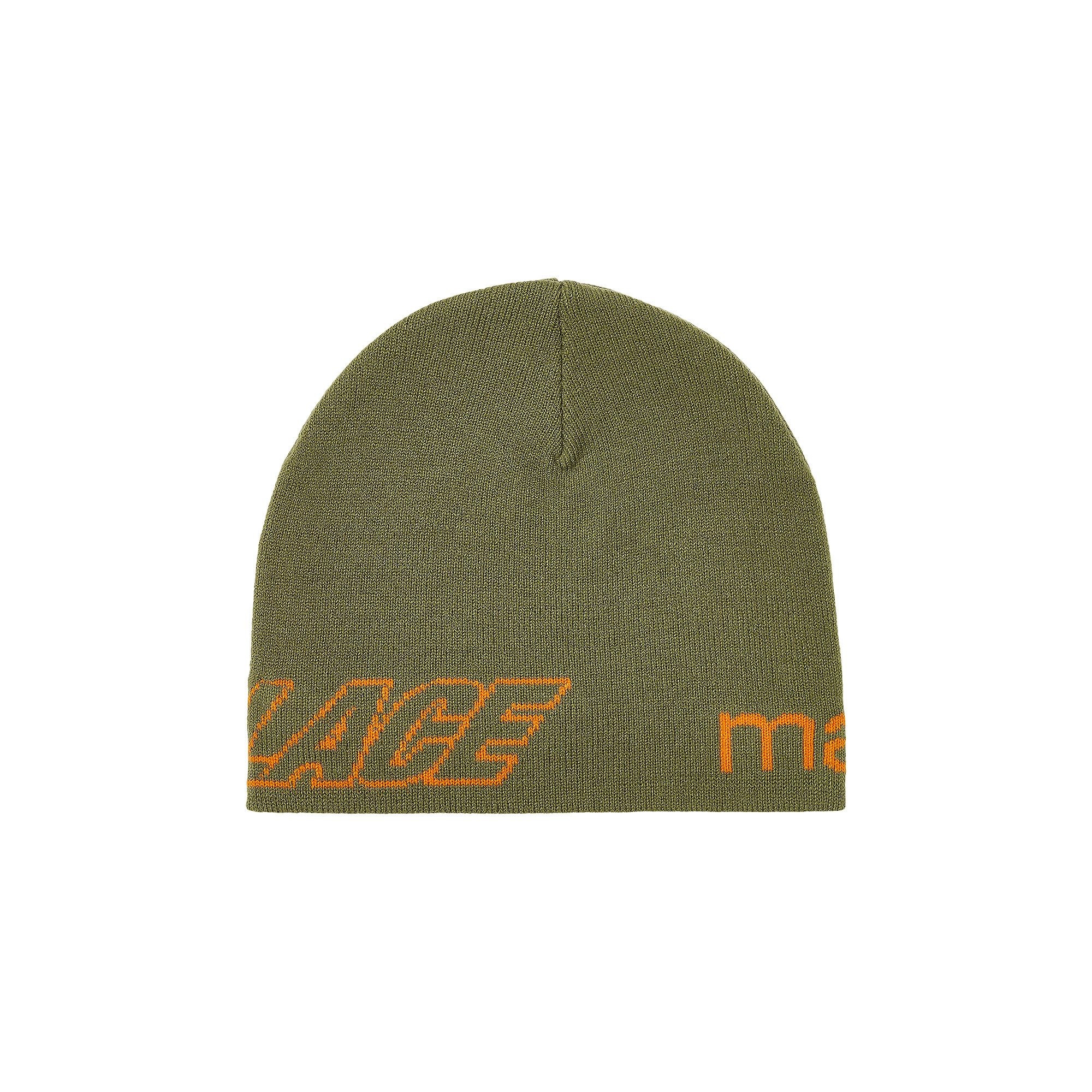 Palace x Maharishi No Cuff Beanie 'Olive' - 2