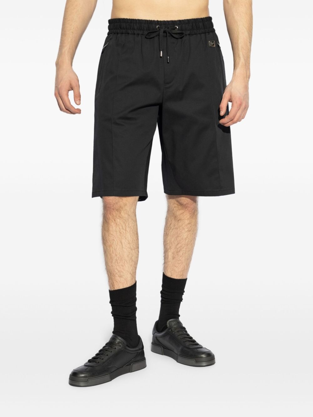logo-plaque track shorts - 3
