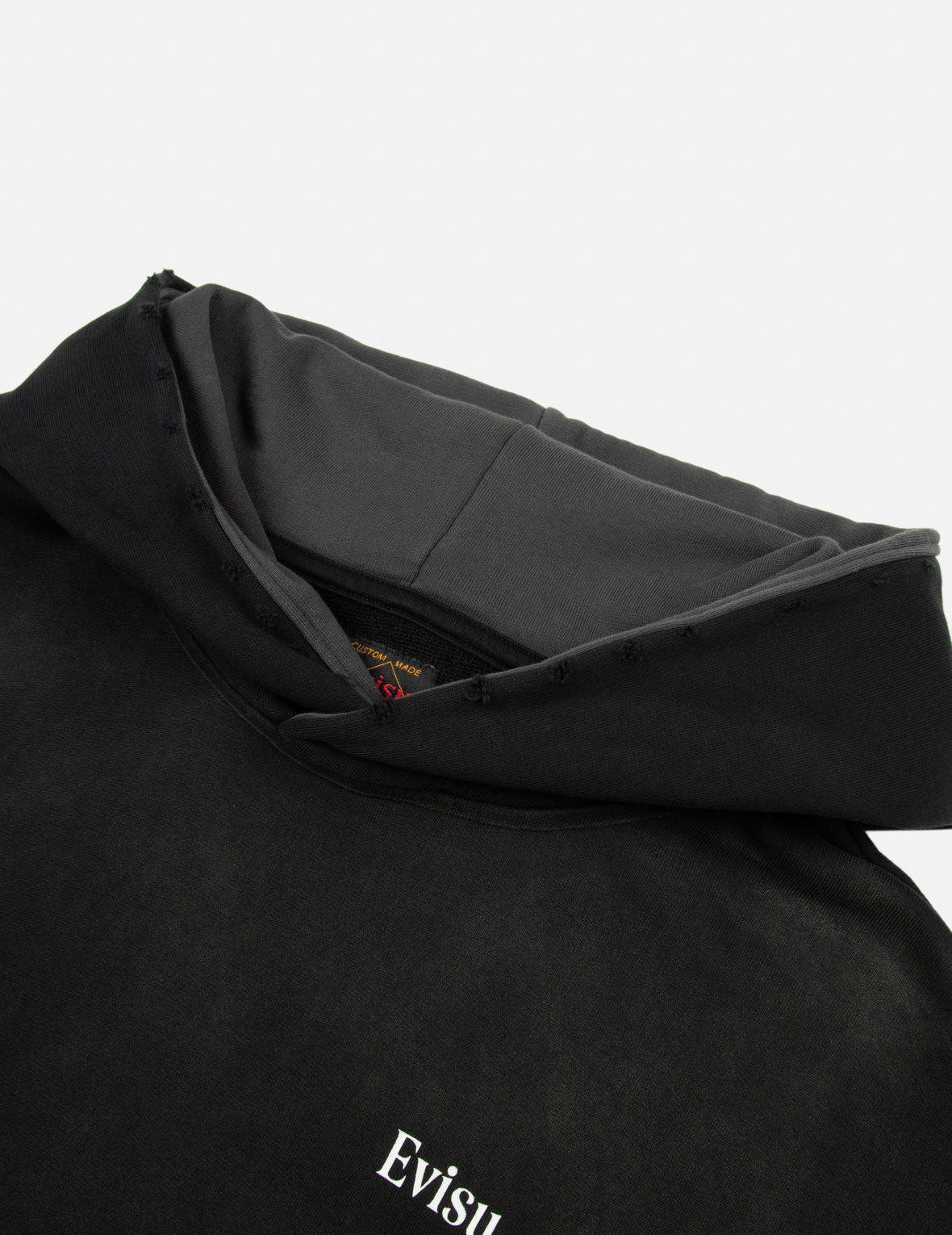 SEAGULL AND LOGO PRINT BOXY HOODIE - 9
