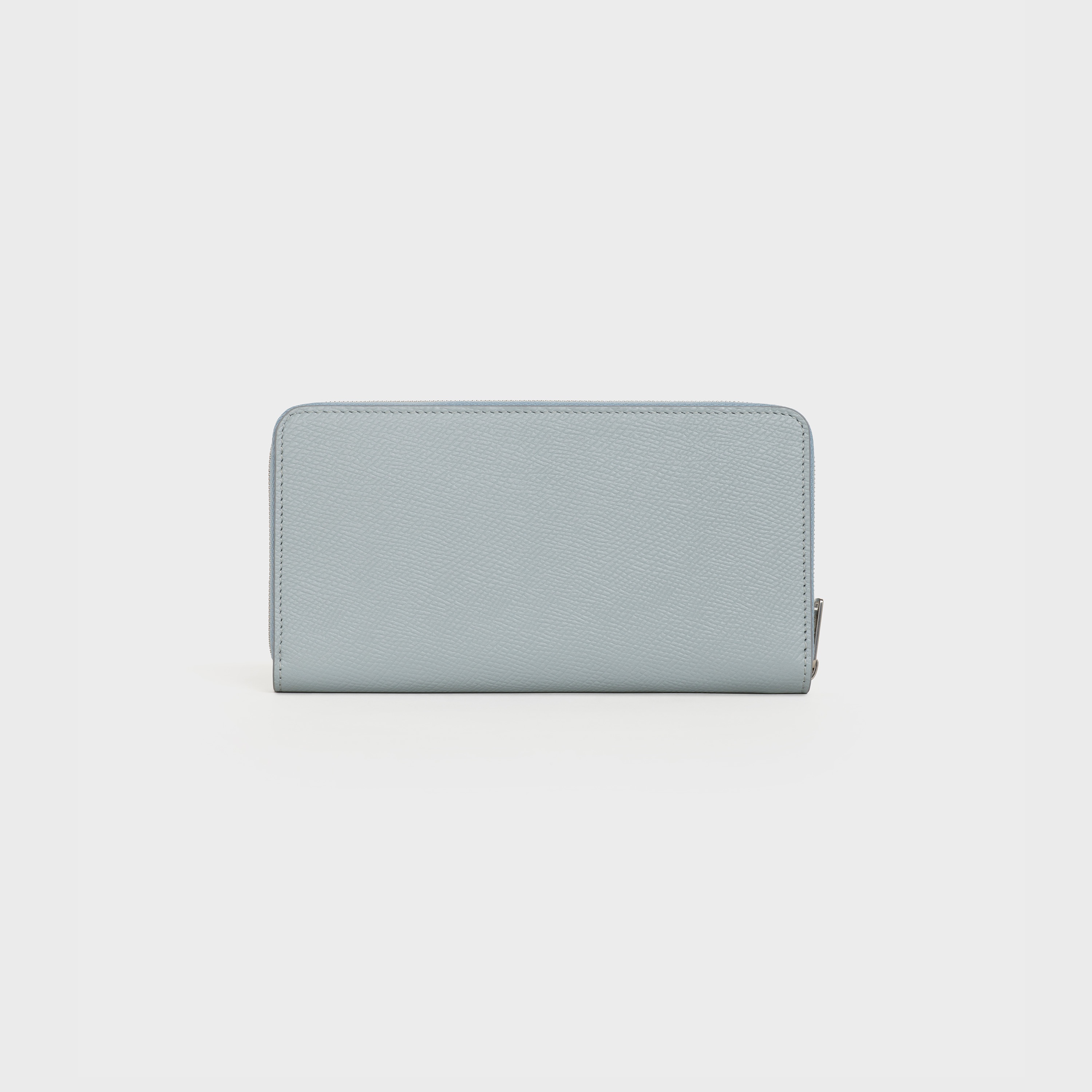 LARGE ZIPPED WALLET IN GRAINED CALFSKIN - 3